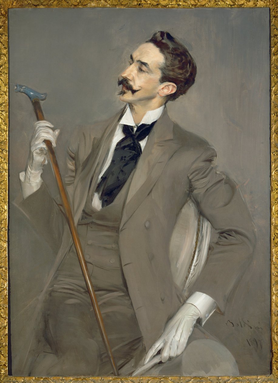 Kreivi Robert de Montesquiou (maalaus kankaalle) tekijältä Giovanni Boldini