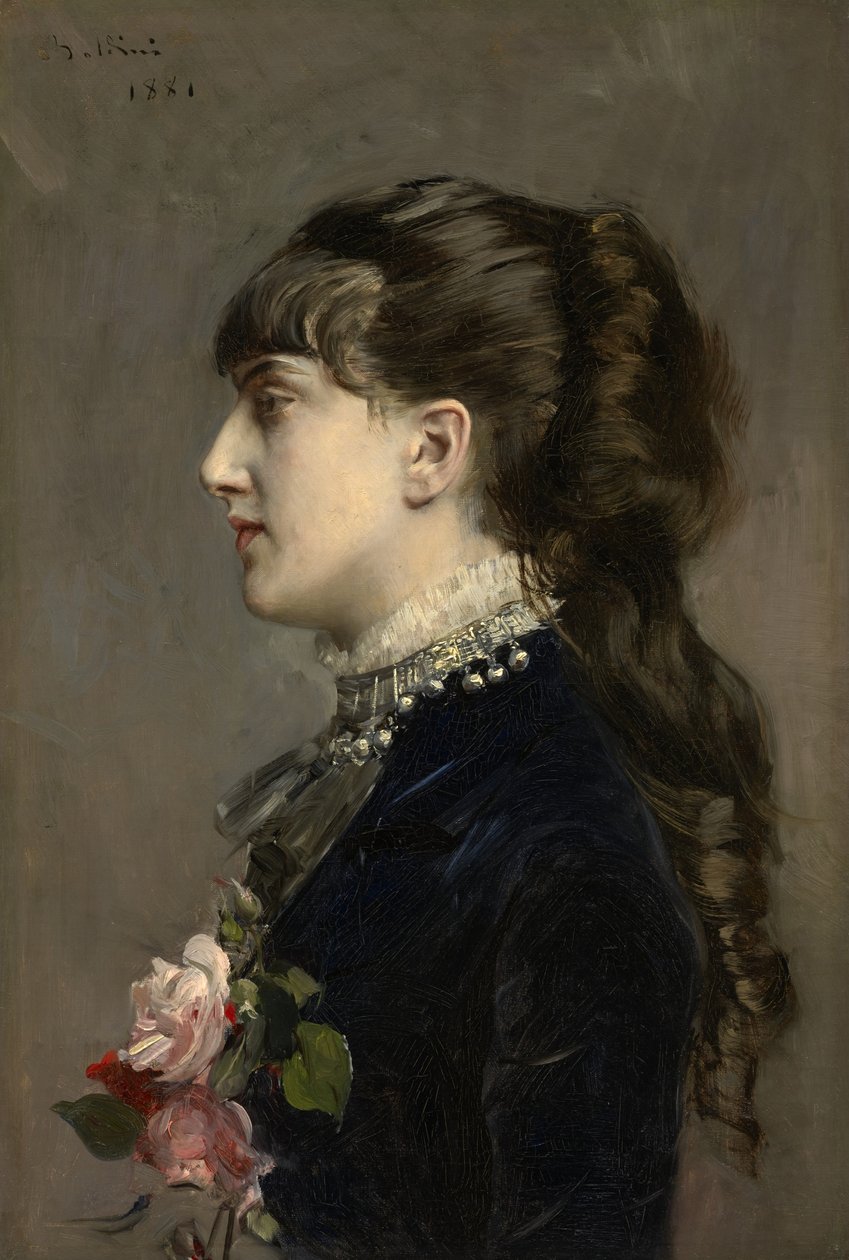 Madame Celine Leclanché, 1881 tekijältä Giovanni Boldini