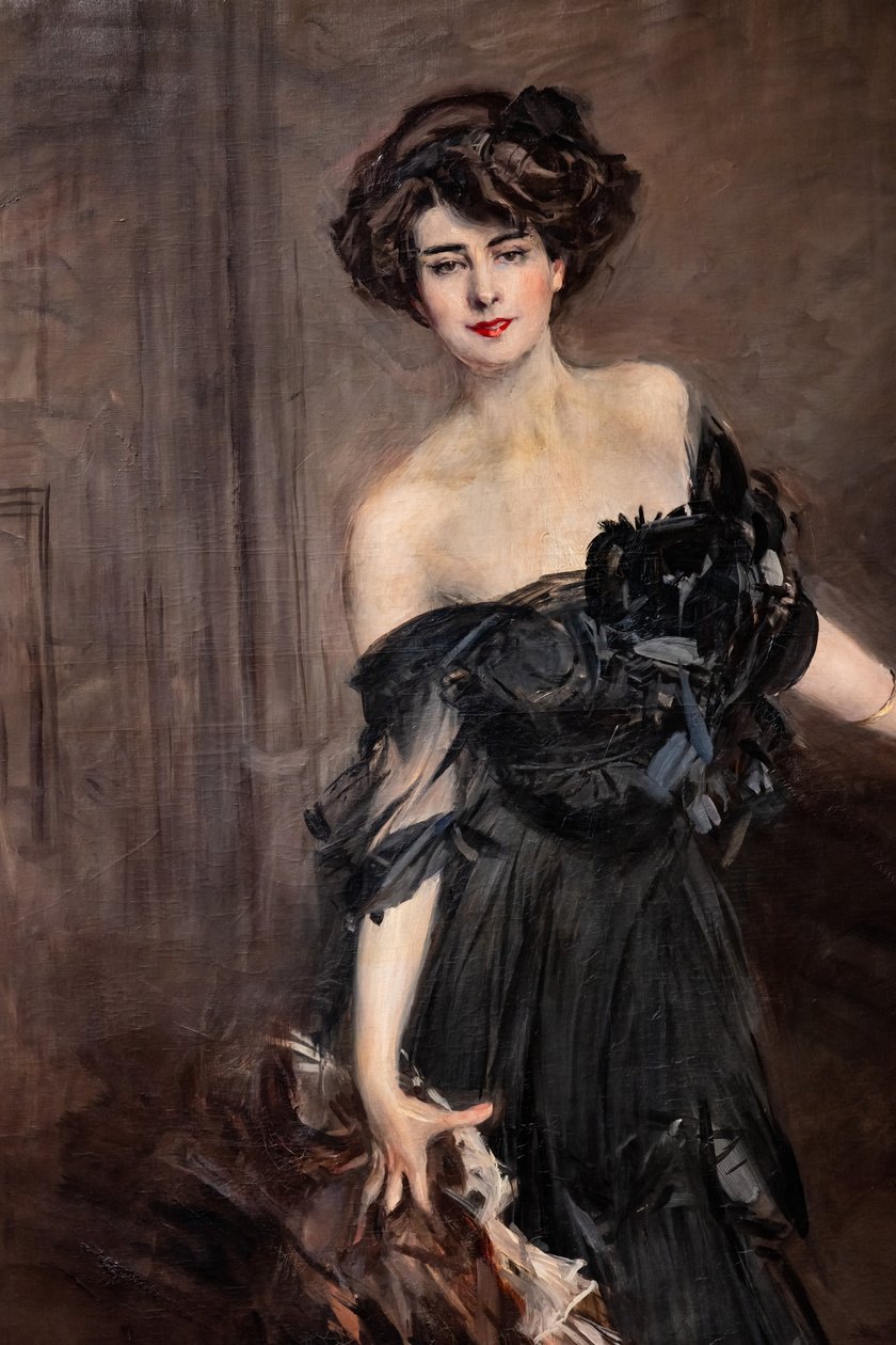 Mademoiselle de Nemidofft, yksityiskohta tekijältä Giovanni Boldini