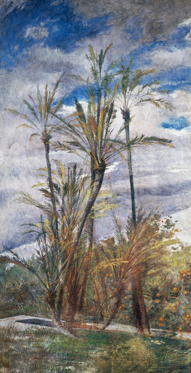 Palmuja ja appelsiinipuita tekijältä Giovanni Boldini