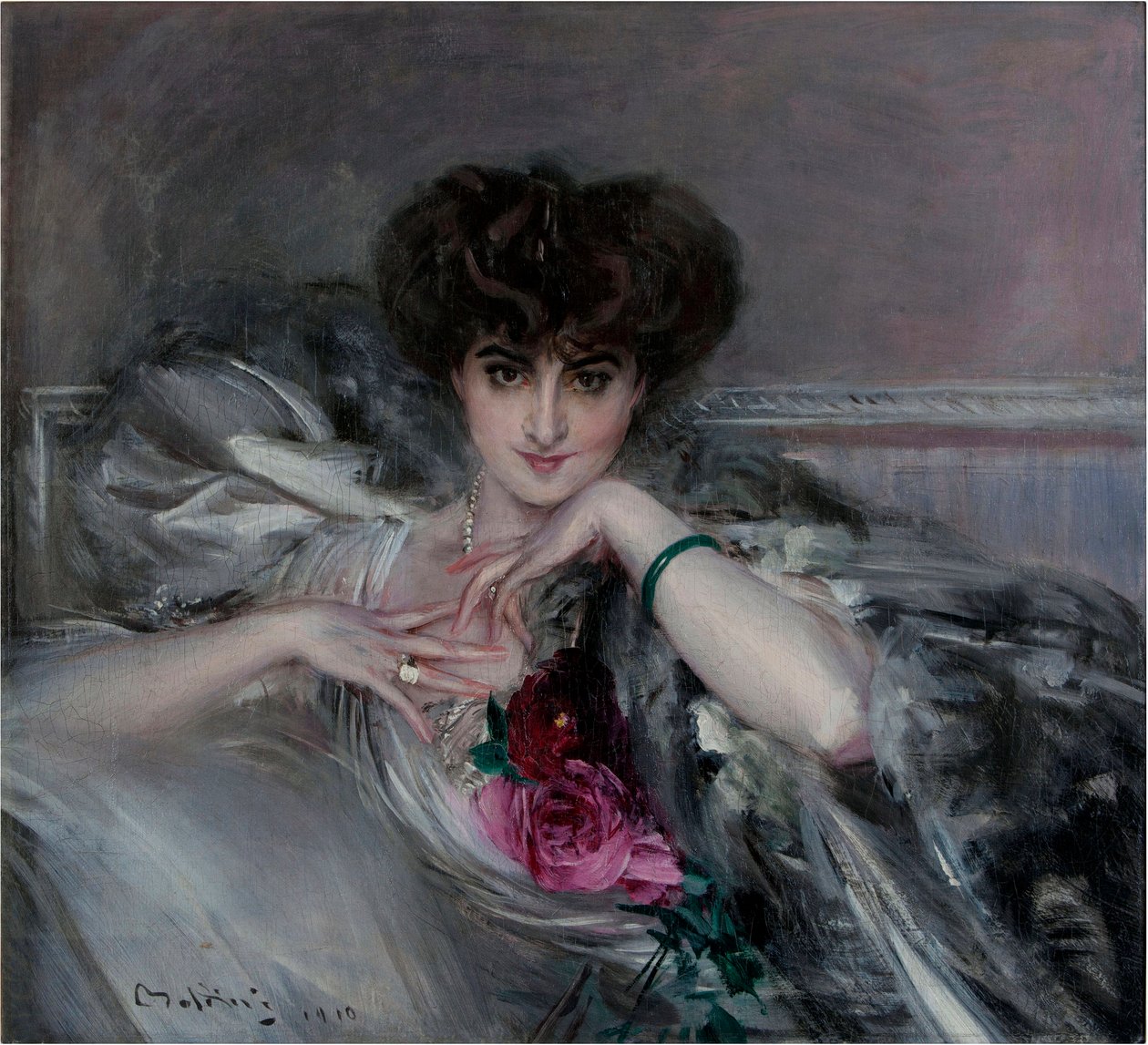 "" Prinsessa Catherine Radziwillin (1858-1941) muotokuva "" (Prinsessa Catherine Radziwill) Giovanni Boldinin kuva (1842-1931) tekijältä Giovanni Boldini