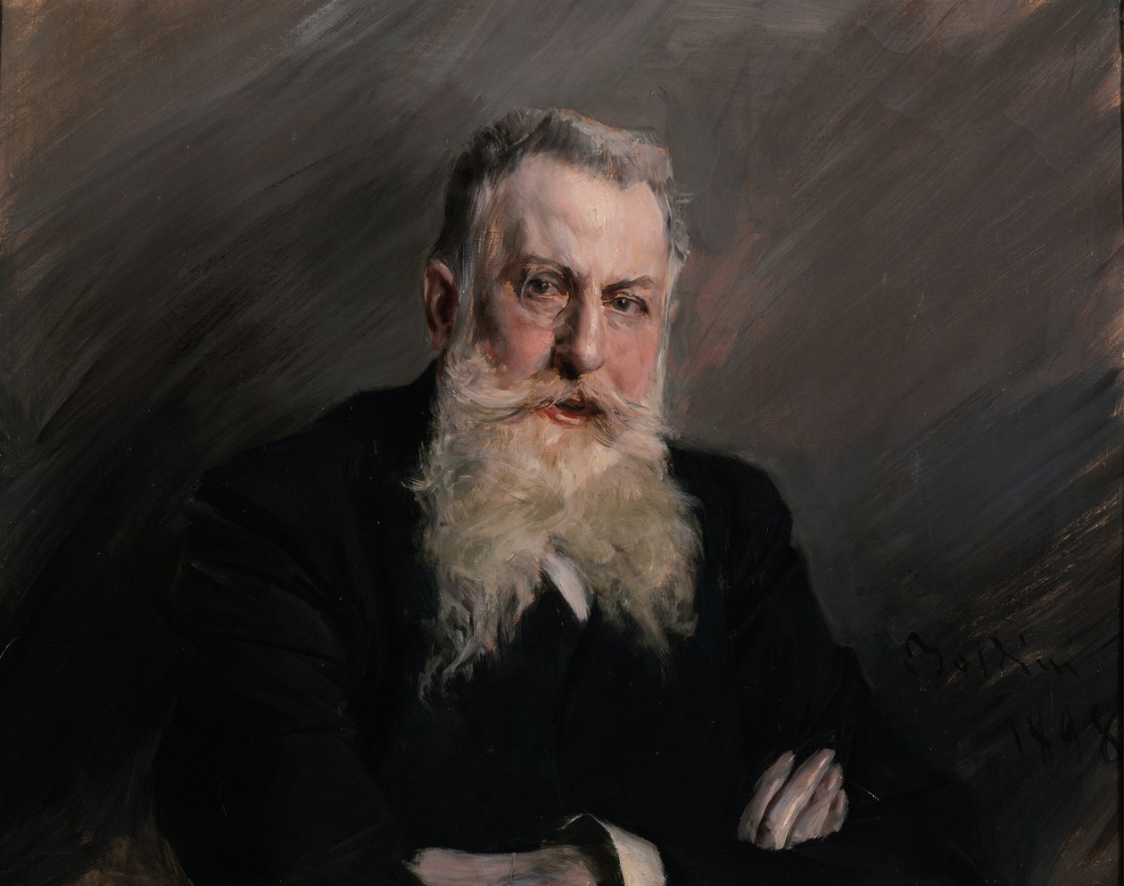 Rudinìn markiisin Antonio Starabban muotokuva 1839-1908, 1898. tekijältä Giovanni Boldini