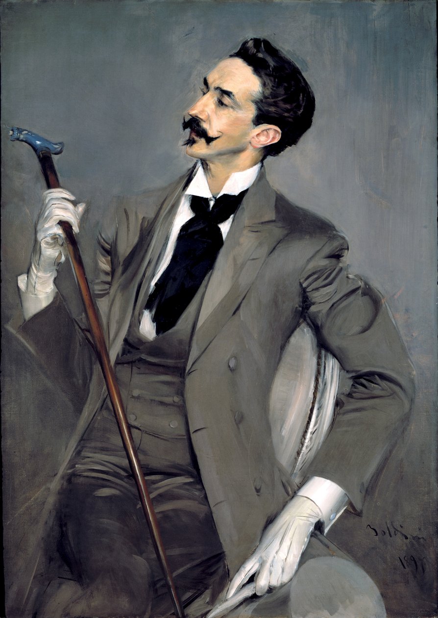 Muotokuva kreivi Robert de Montesquiousta tekijältä Giovanni Boldini