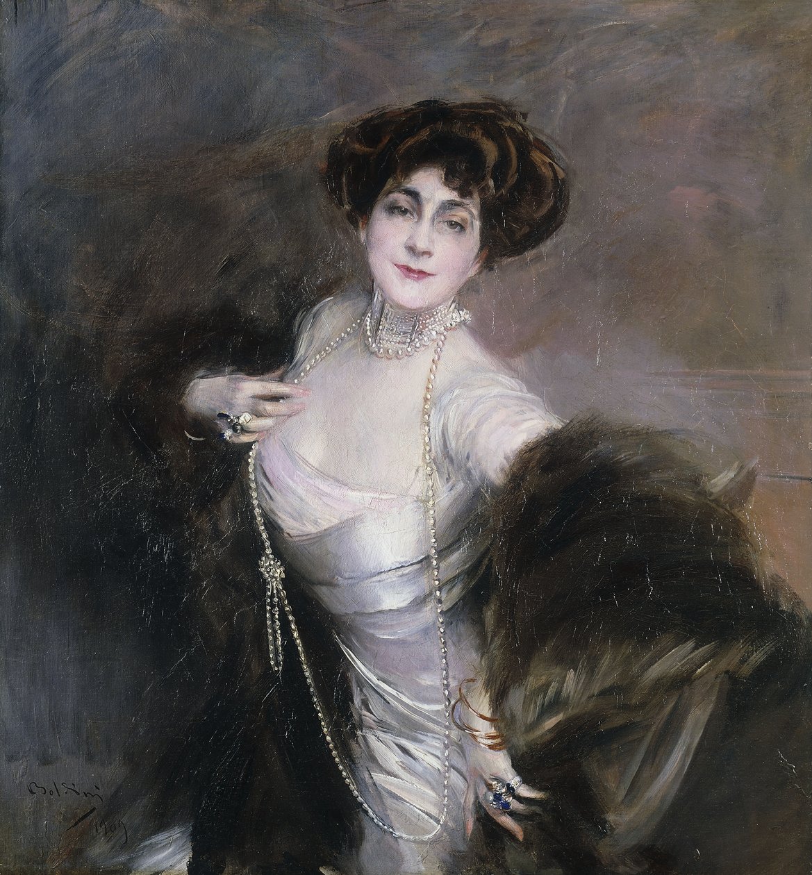 Diaz Albertinin muotokuva, 1909 tekijältä Giovanni Boldini