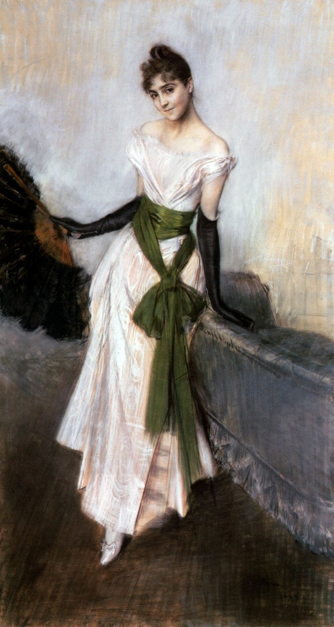 Muotokuva Emiliana Concha de Ossasta, 1888. tekijältä Giovanni Boldini