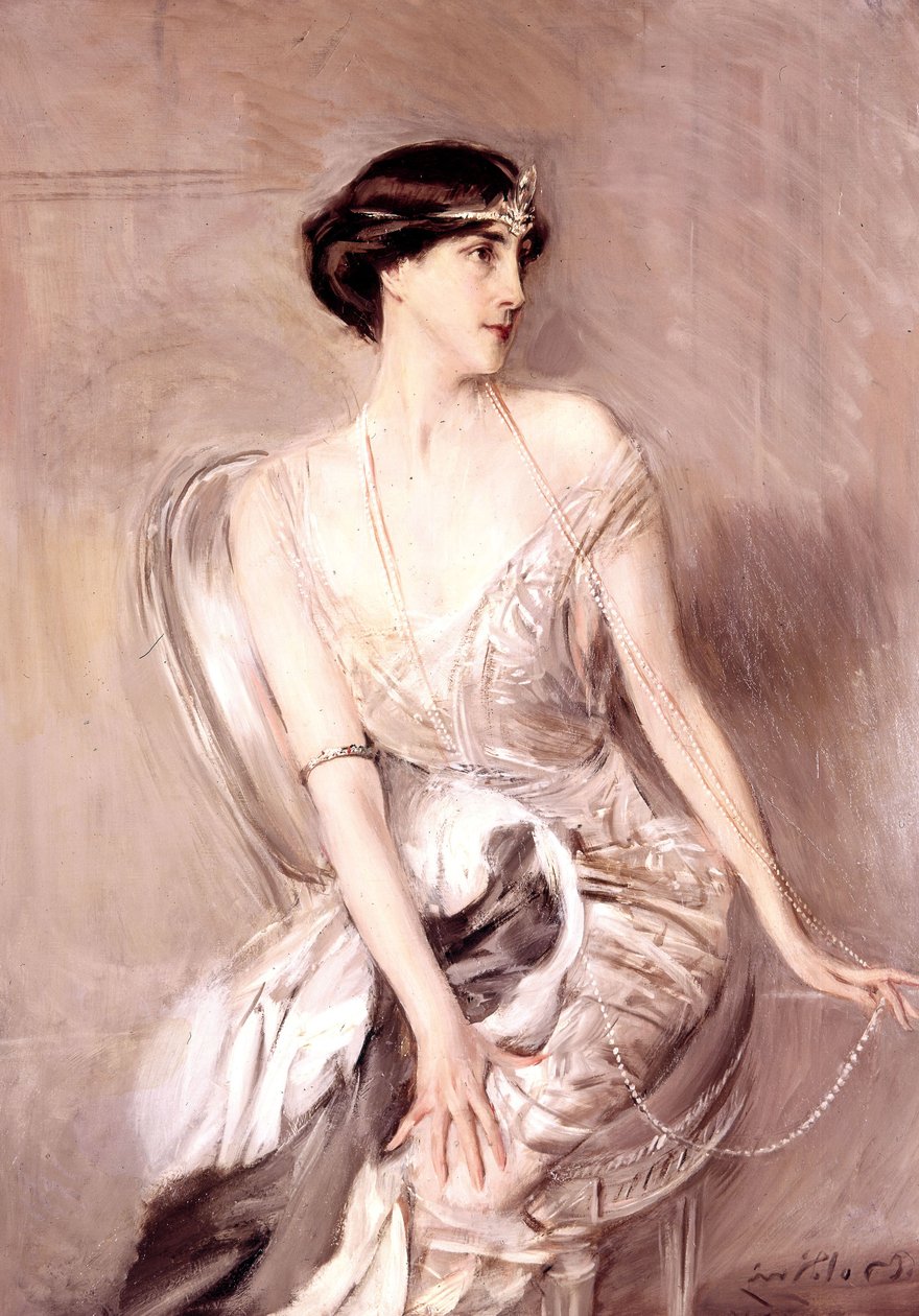 Genevieve Lantelmen muotokuva, n. 1907 (maalaus) tekijältä Giovanni Boldini