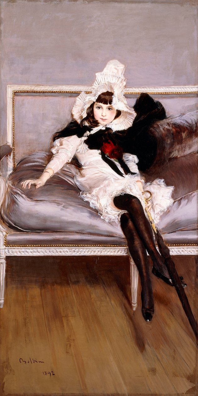 Giovinetta Errazurizin muotokuva, 1892 tekijältä Giovanni Boldini