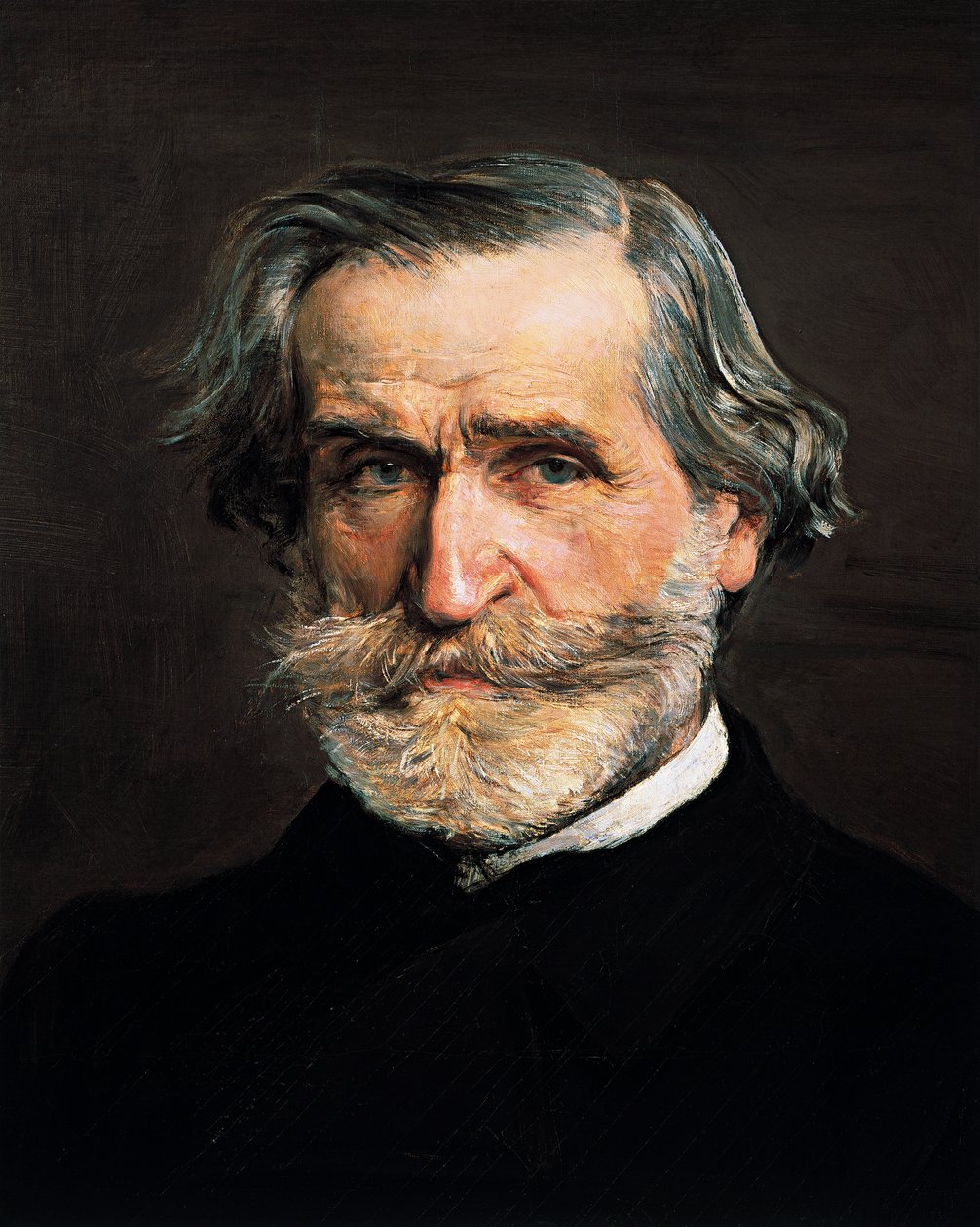 Giuseppe Verdin muotokuva (Roncole Verdi, Busseto tekijältä Giovanni Boldini