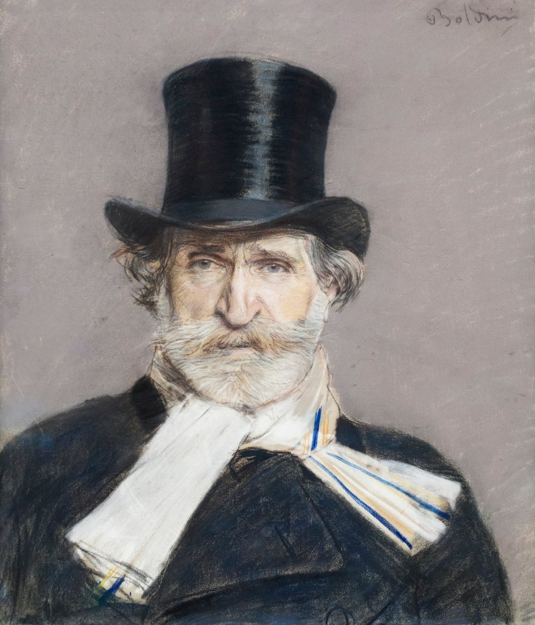 Giuseppe Verdin muotokuva tekijältä Giovanni Boldini