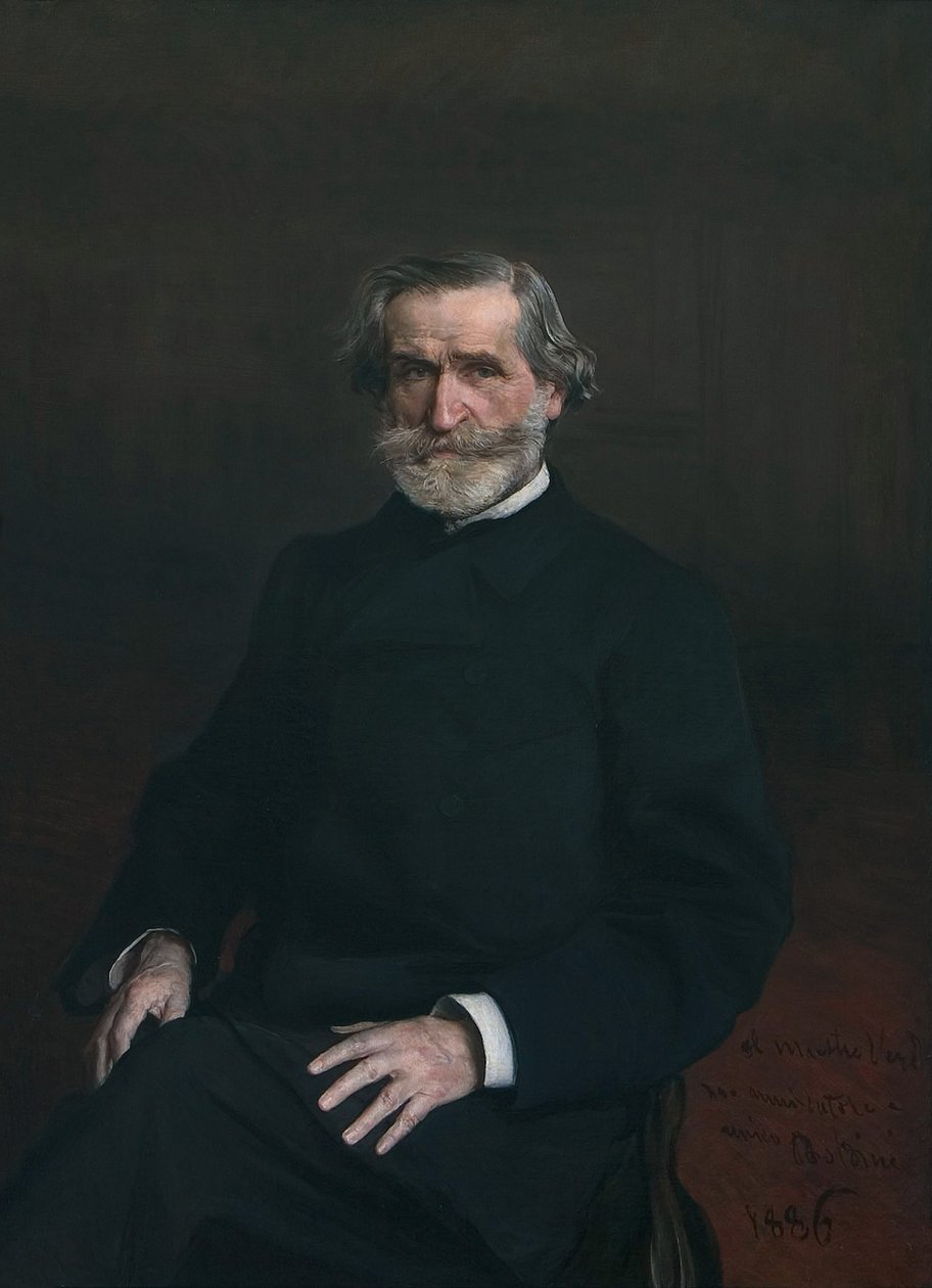 Giuseppe Verdin muotokuva tekijältä Giovanni Boldini