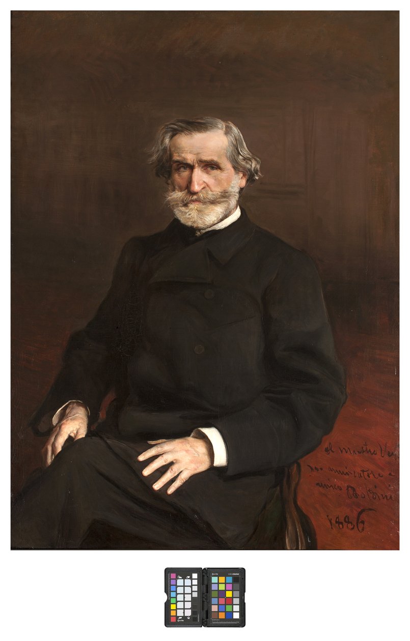 Giuseppe Verdin muotokuva, 1886 tekijältä Giovanni Boldini