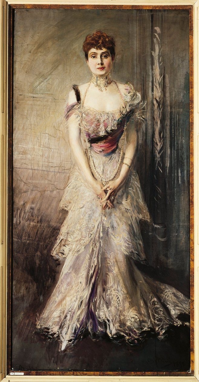 Espanjalaisen Infanta Eulalian (1864-1958) muotokuva, noin 1898 tekijältä Giovanni Boldini