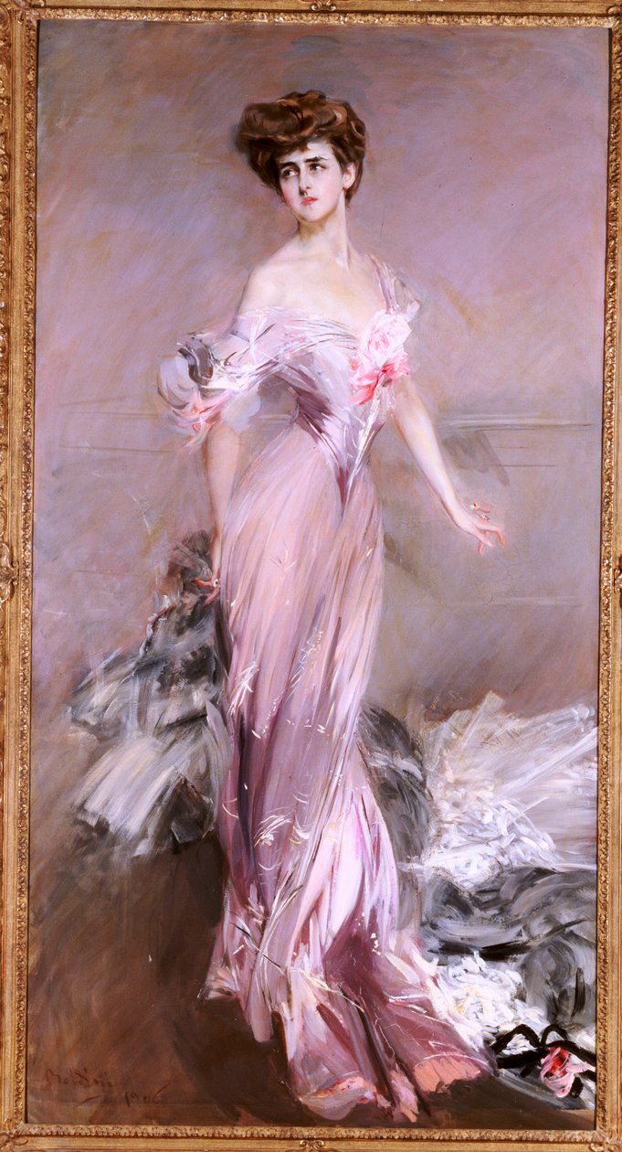 Rouva Howard-Johnstonin muotokuva, 1906 tekijältä Giovanni Boldini