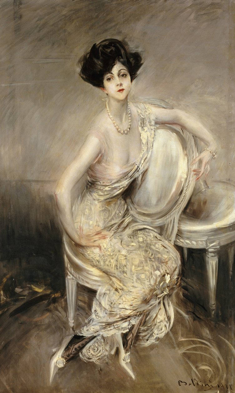 Rita de Acosta Lydigin muotokuva, 1911 tekijältä Giovanni Boldini