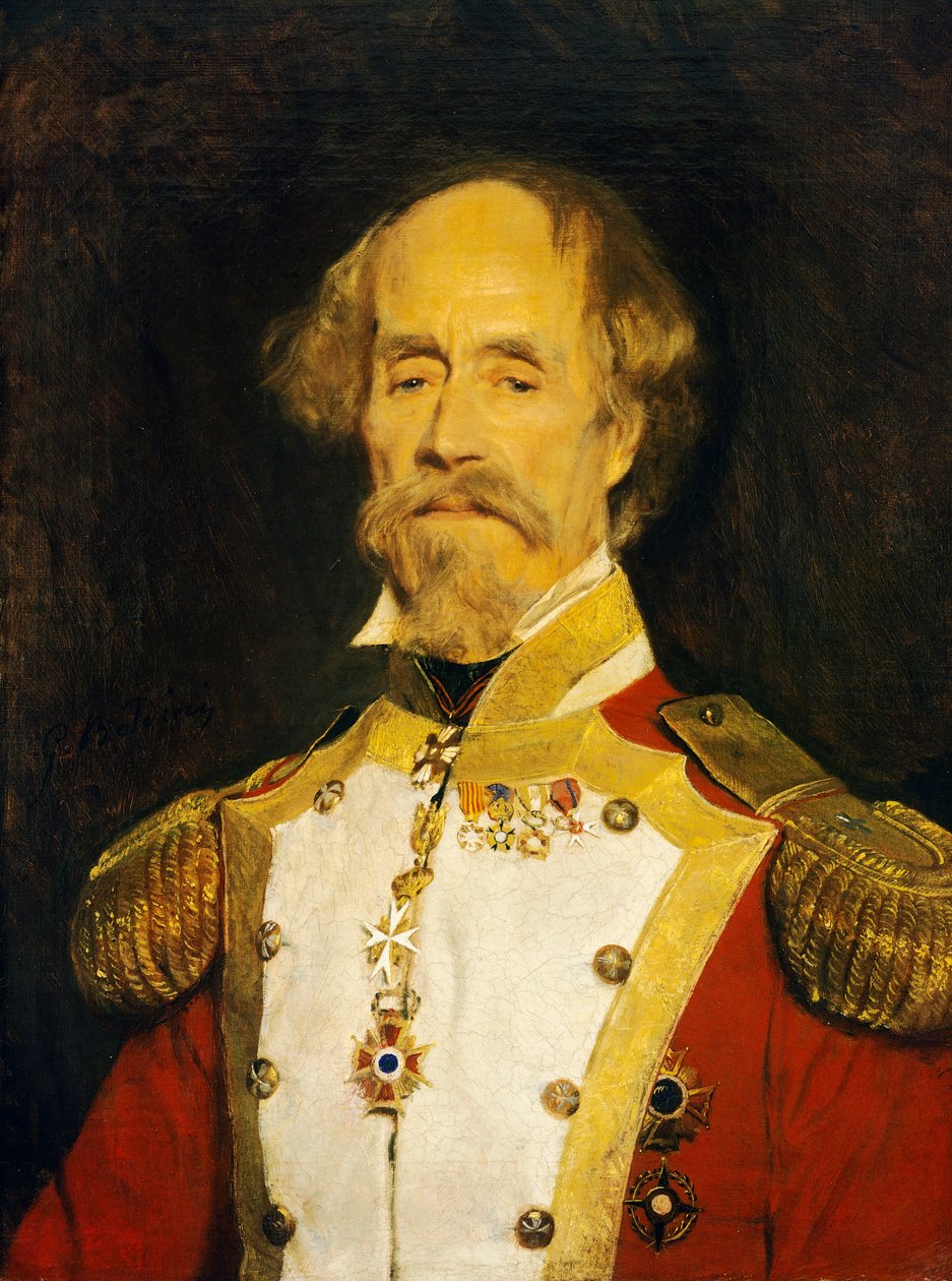 Espanjalaisen kenraalin muotokuva, Giovanni Boldini (1842-1931), öljy kankaalle, 62x48 cm tekijältä Giovanni Boldini