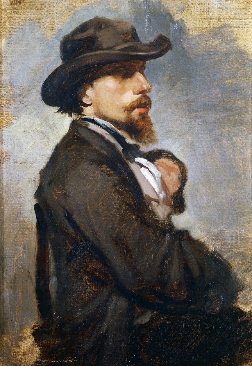 Italialaisen taidemaalari Vincenzo Cabiancan (1827-1902) muotokuva tekijältä Giovanni Boldini