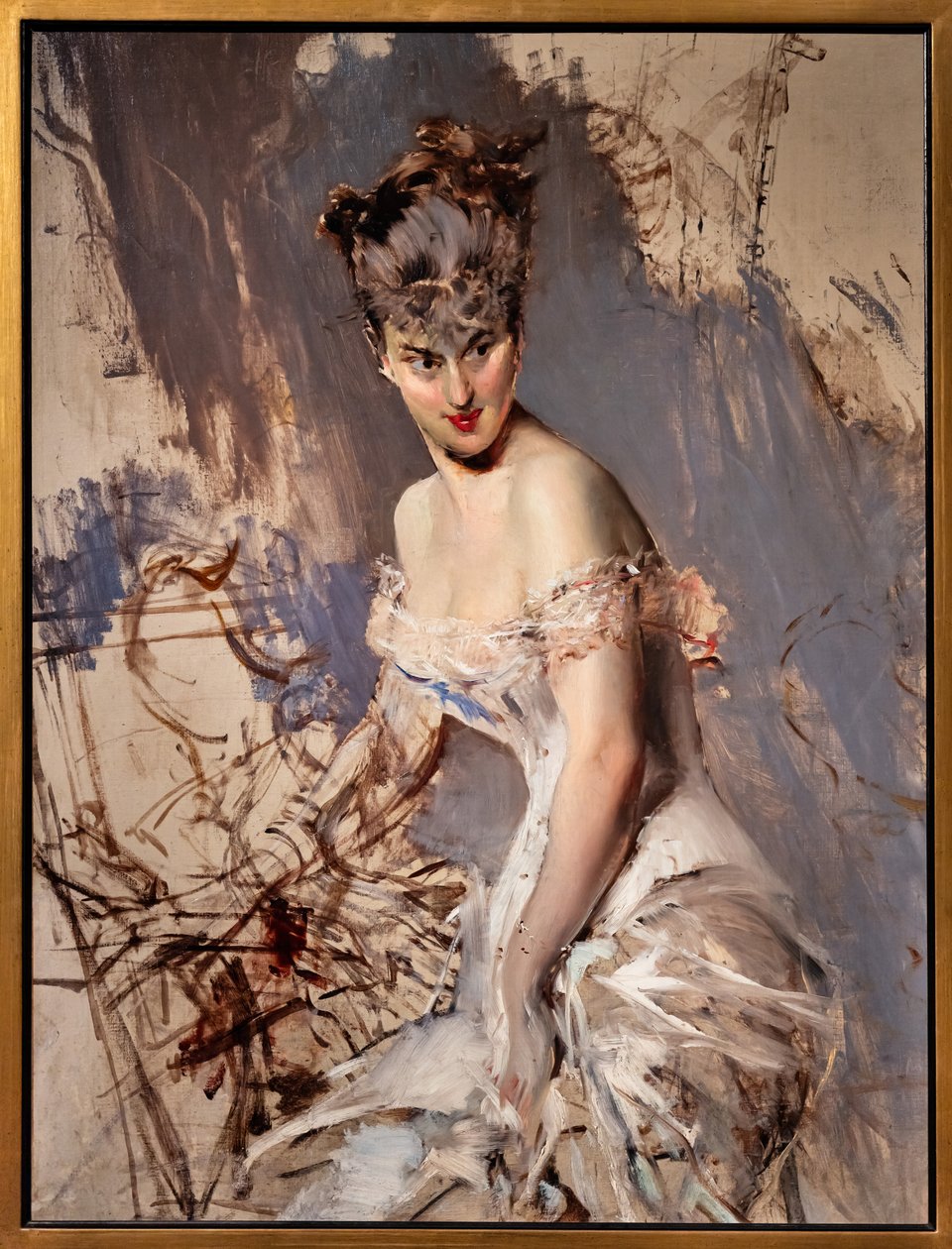 Näyttelijä Alice Regnaultin muotokuva tekijältä Giovanni Boldini