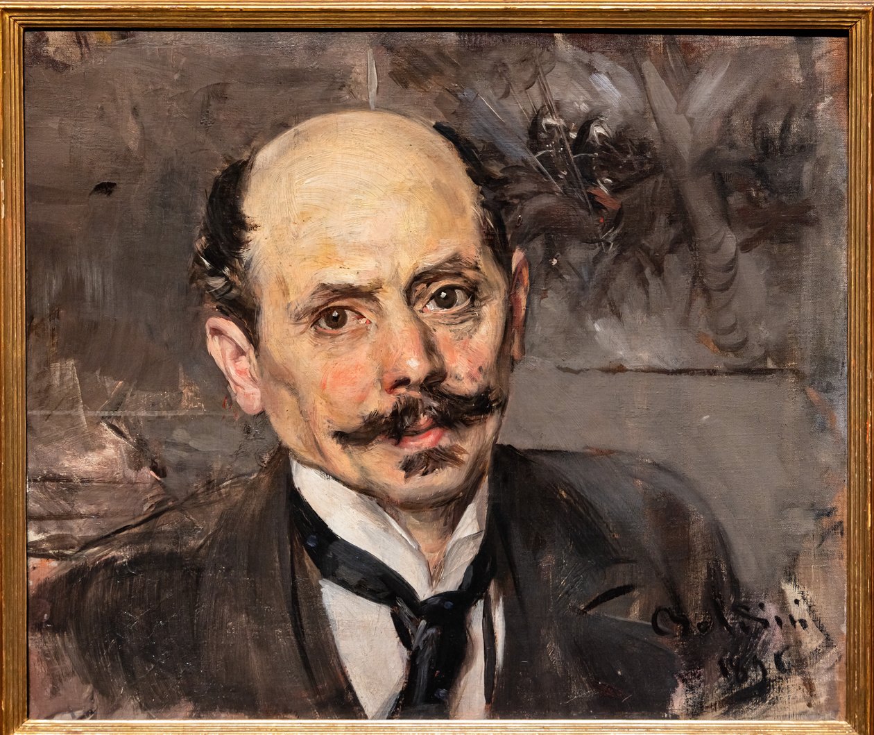 Muotokuva taidemaalari J.B. Edouard Yksityiskohdat, yksityiskohdat tekijältä Giovanni Boldini
