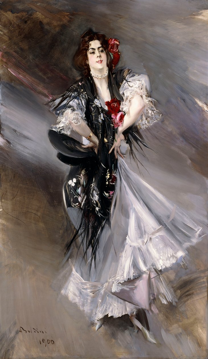 Espanjalaisen tanssijan Anita de la Ferian muotokuva, 1900 tekijältä Giovanni Boldini