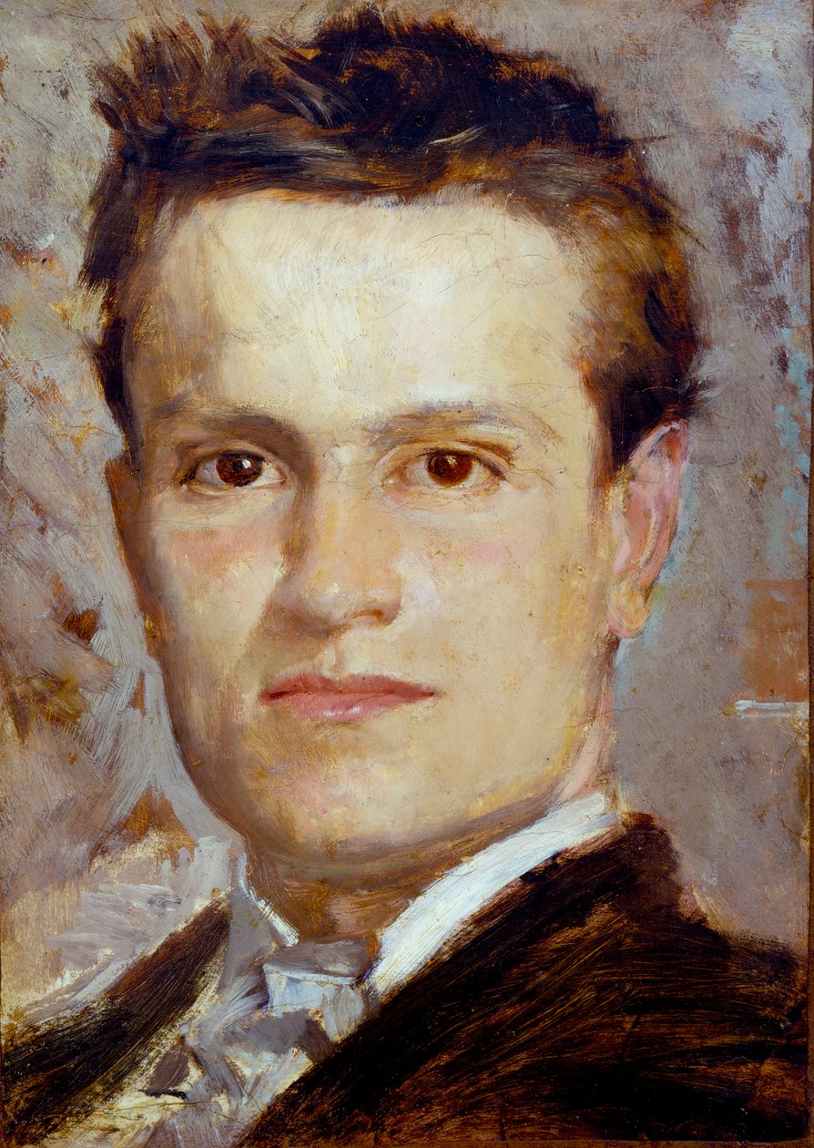Omakuva, noin 1865 (öljy paperille ja kartongille). tekijältä Giovanni Boldini