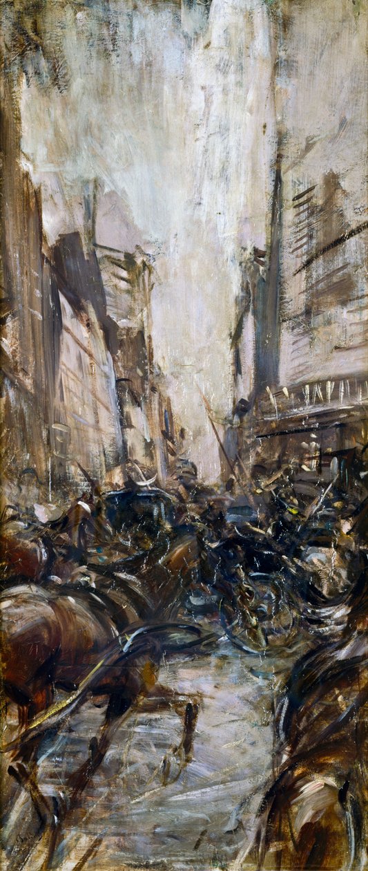 Katu Pariisissa tekijältä Giovanni Boldini