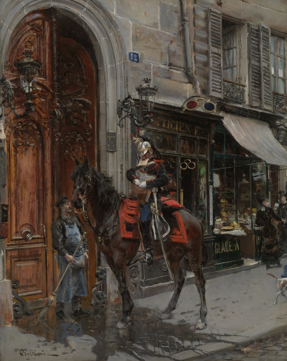 Lähettäjä, 1879. tekijältä Giovanni Boldini