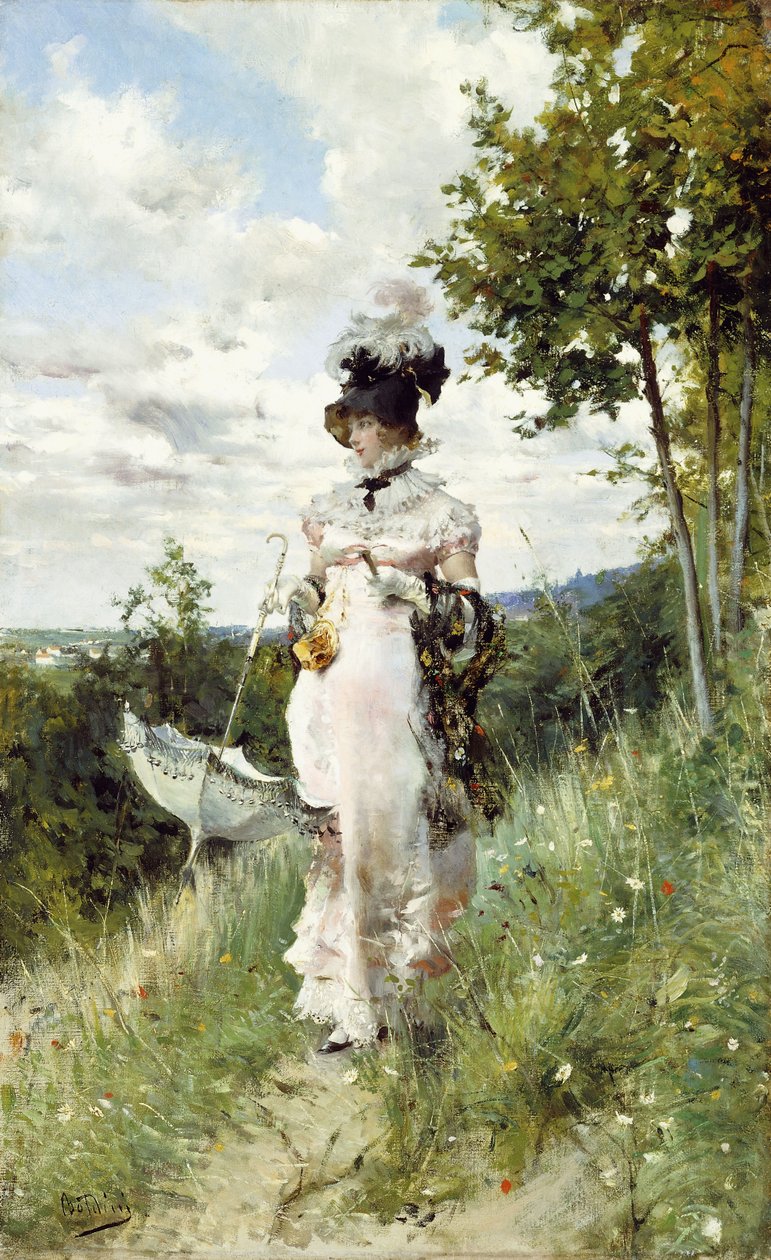 Kesäkävely tekijältä Giovanni Boldini
