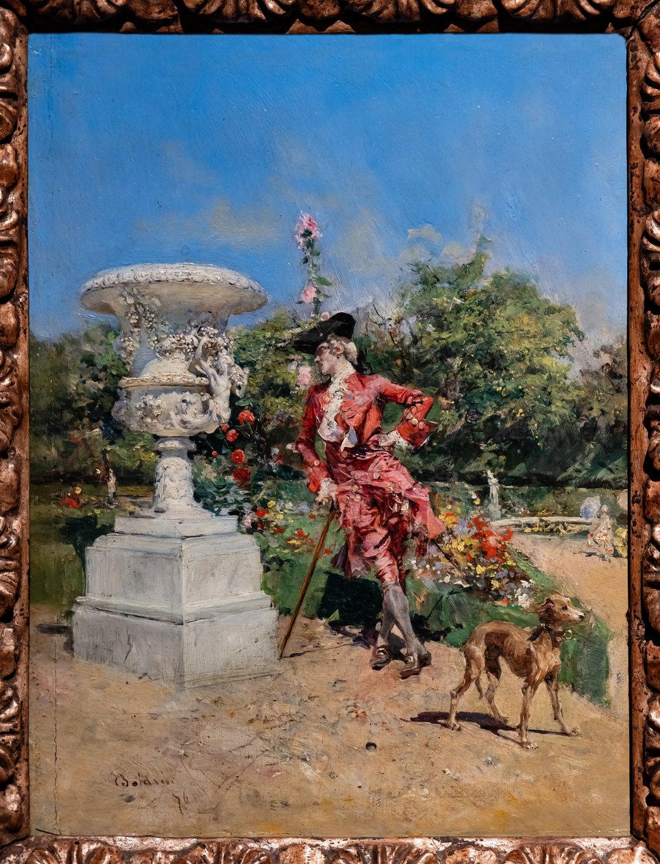 Nuori markiisi Versaillesissa tekijältä Giovanni Boldini