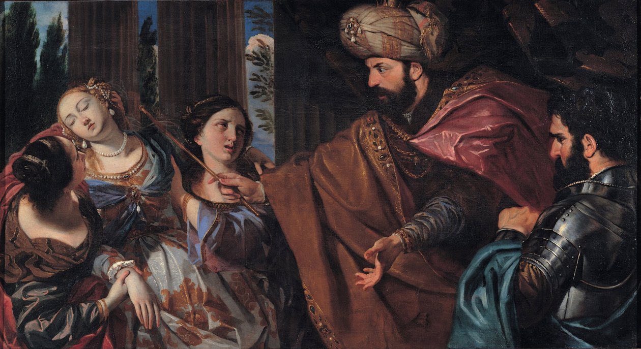 Ester ennen Ahasverusta, vuosina 1660-1670 tekijältä Giovanni Bonatti