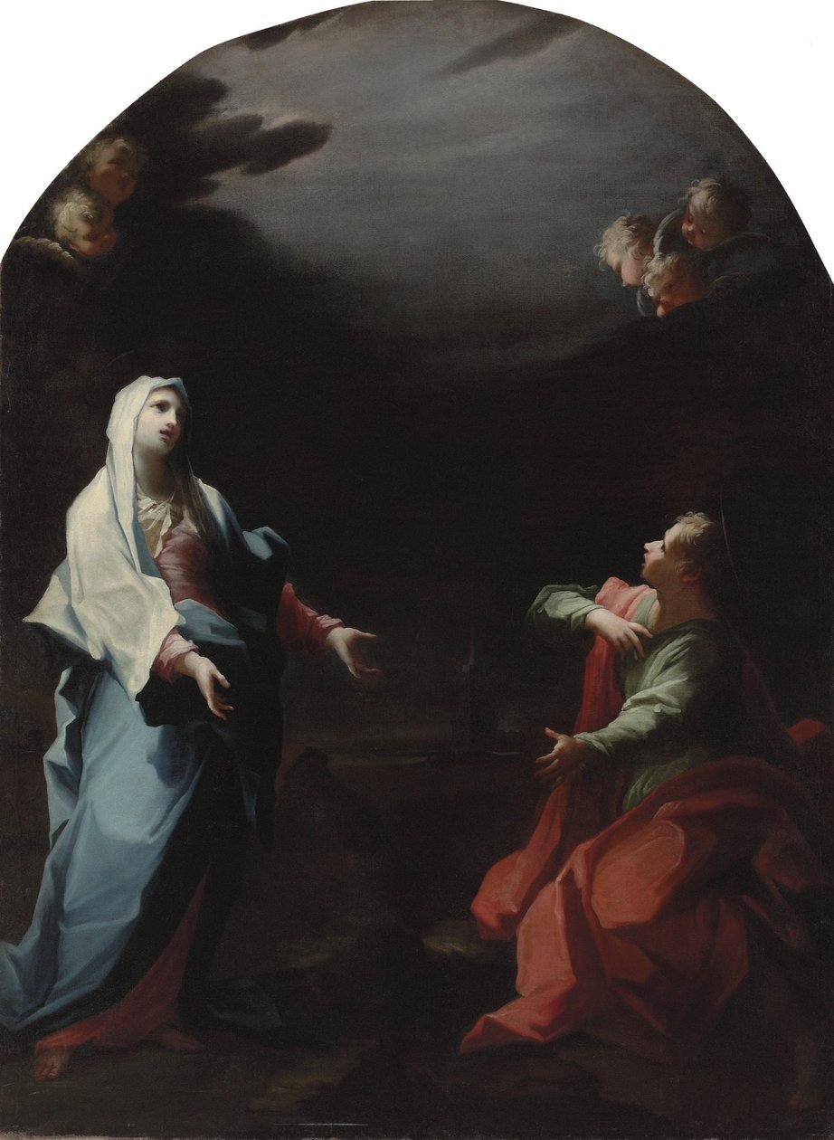 Madonna ja Johannes evankelista tekijältä Giovanni Camillo Sagrestani