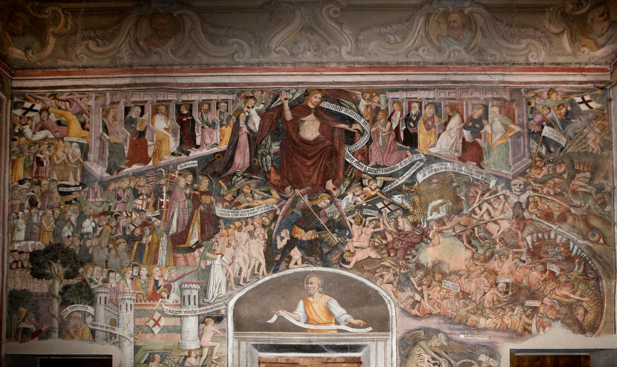 Viimeinen tuomio, n. 1492 tekijältä Giovanni Canavesio