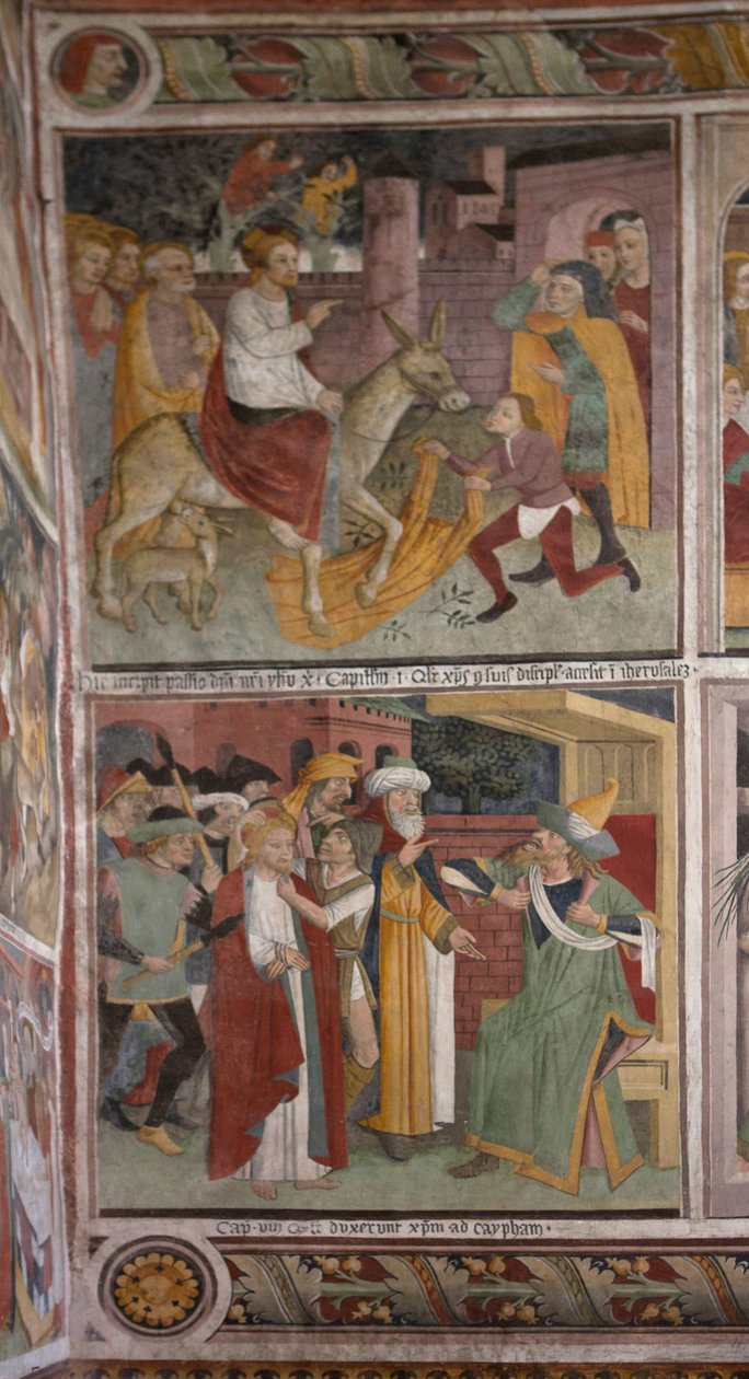 Kohtauksia Kristuksen elämästä, n. 1492 (fresko) tekijältä Giovanni Canavesio
