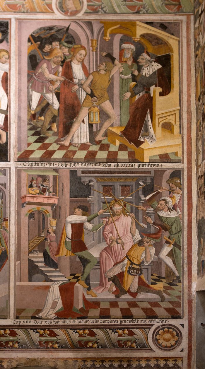 Kohtauksia Kristuksen elämästä, n. 1492 (fresko) tekijältä Giovanni Canavesio