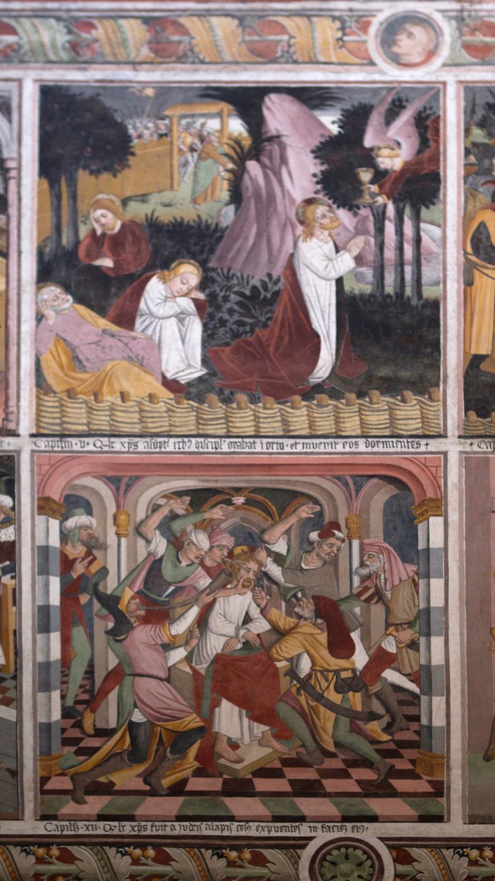 Kohtauksia Kristuksen elämästä, n. 1492 (fresko) tekijältä Giovanni Canavesio
