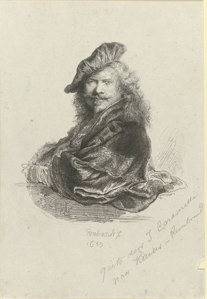 Rembrandt Harmenszin muotokuva. Reinistä tekijältä Giovanni Caramelli