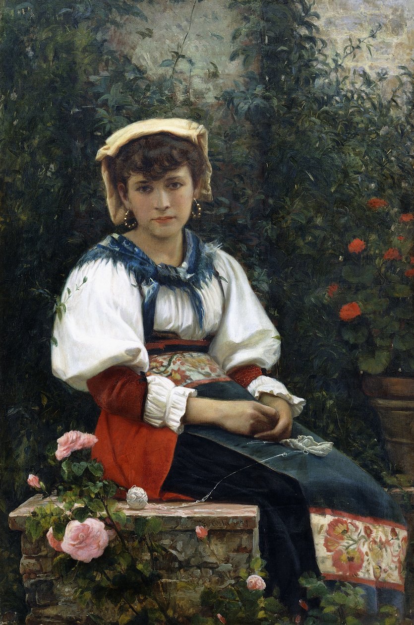 Toscanan kaunotar, 1874 tekijältä Giovanni Costa