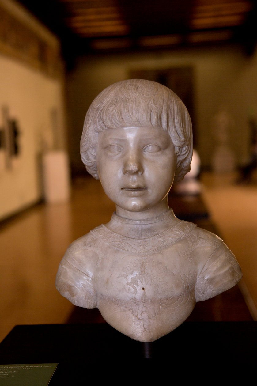 Lapsen rintakuva tekijältä Giovanni Cristoforo Romano