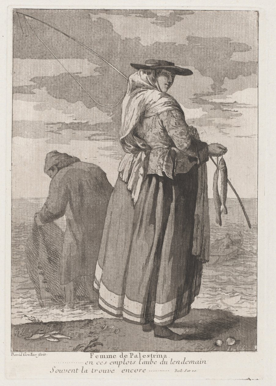 Femme de Palestrina (nainen Pellestrinasta) tekijältä Giovanni David