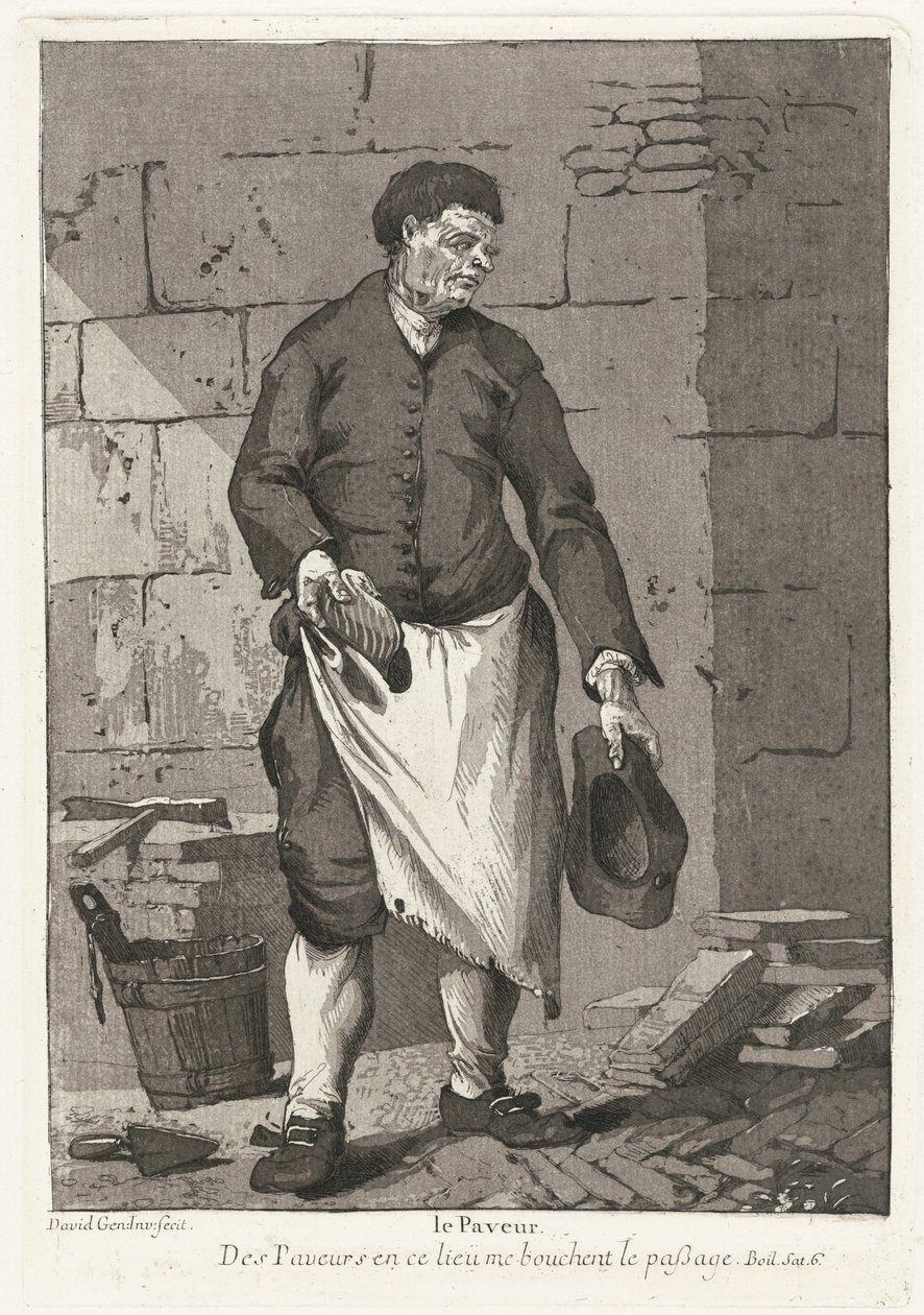 Le Paveur (tienpäällyste) tekijältä Giovanni David