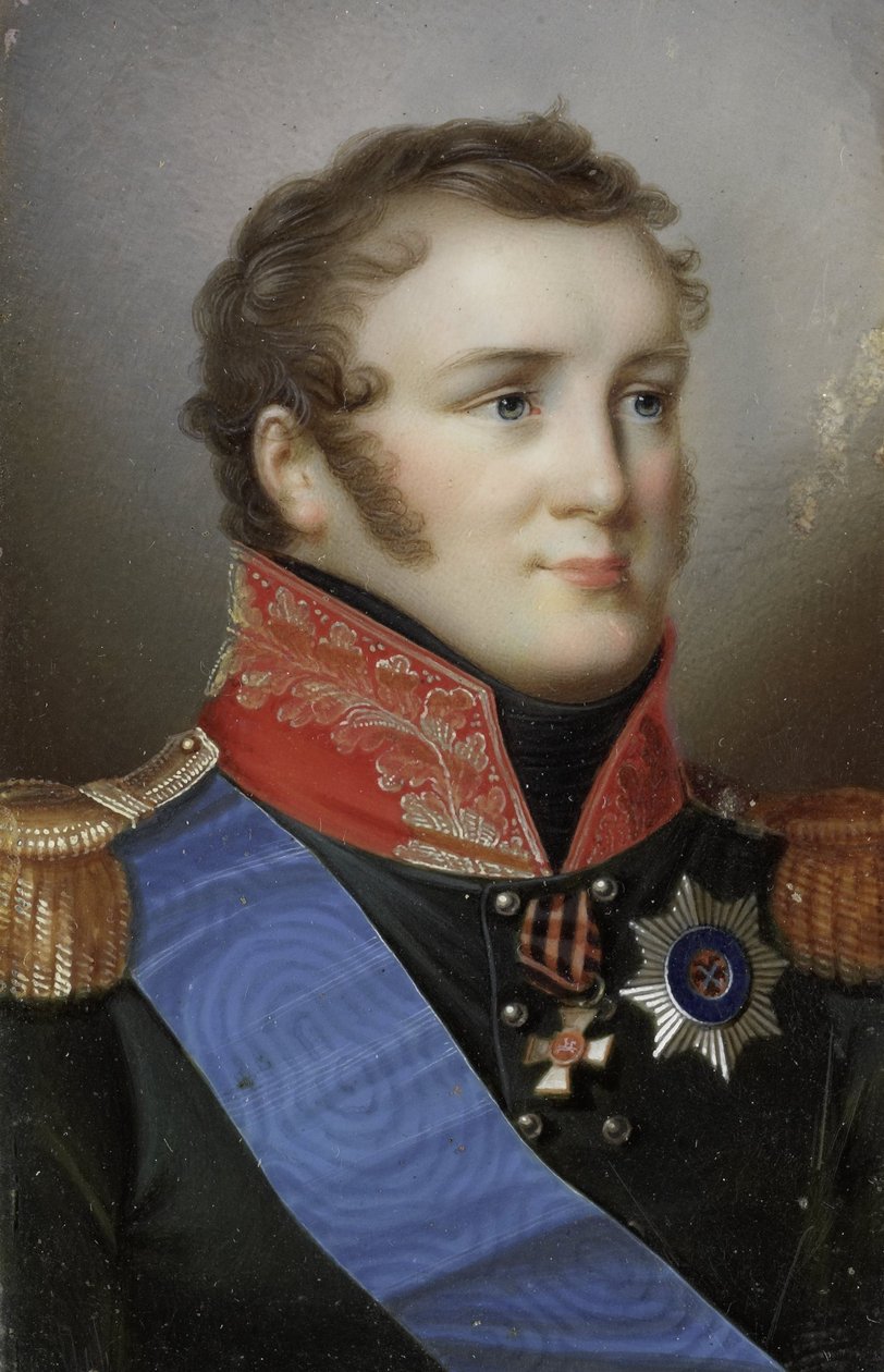 Venäjän keisarin Aleksanteri I:n (1777-1825) muotokuva tekijältä Giovanni Domenico Bossi