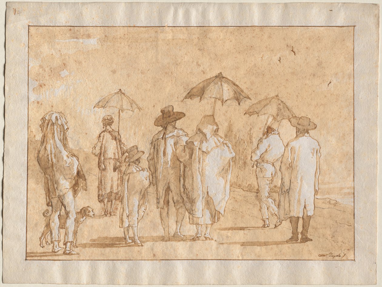 Kevätsade, 1790-1804. tekijältä Giovanni Domenico Tiepolo