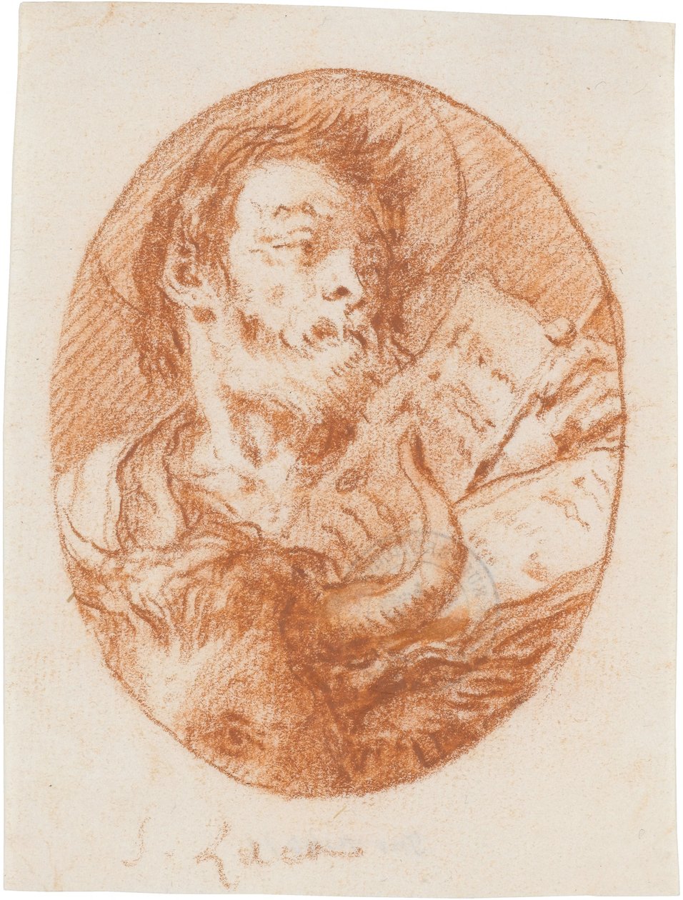Der heilige Lukas tekijältä Giovanni Domenico Tiepolo