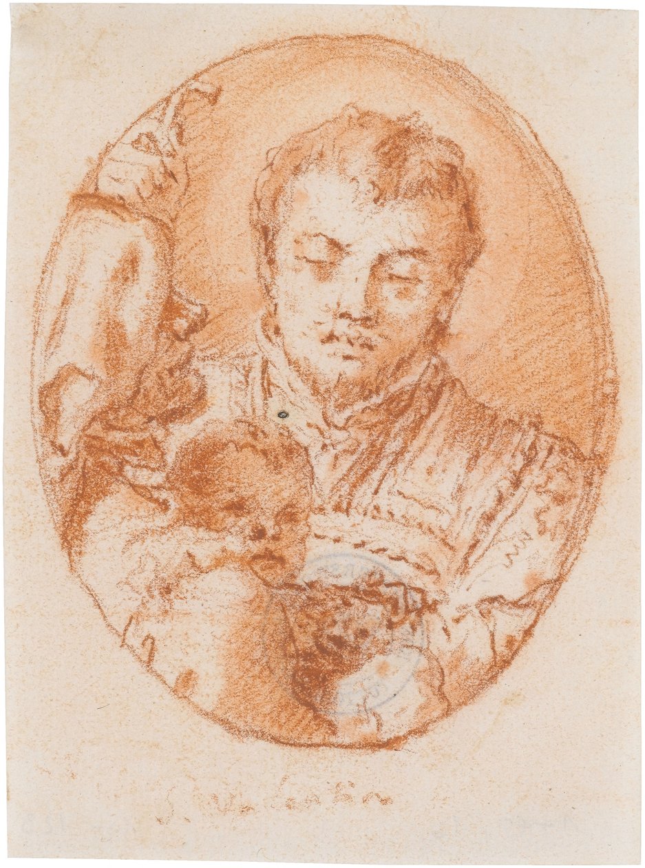 Der heilige Valentin tekijältä Giovanni Domenico Tiepolo