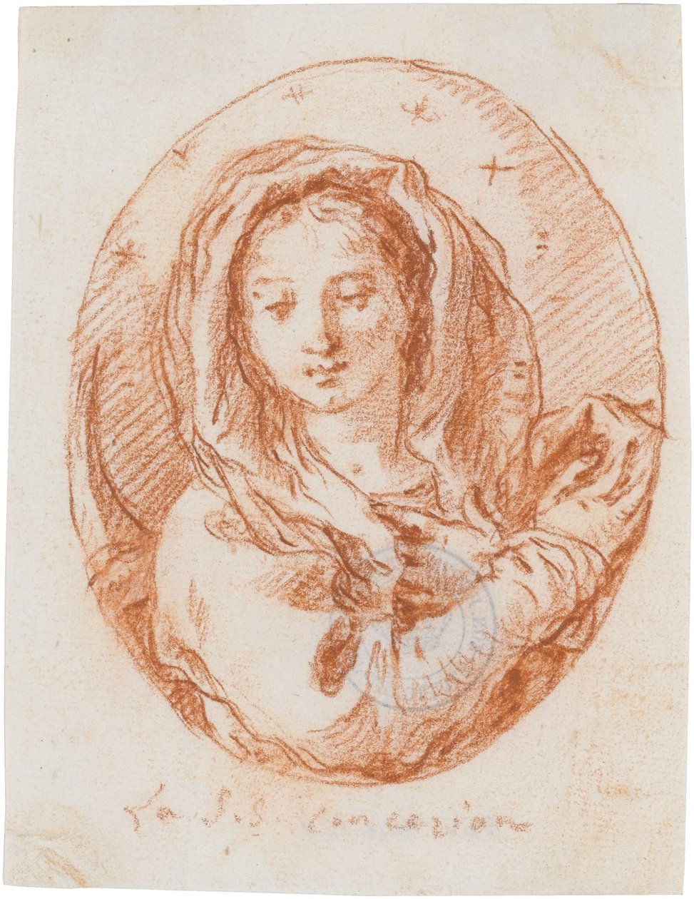 Die Unbefleckte Empfängnis Mariä tekijältä Giovanni Domenico Tiepolo