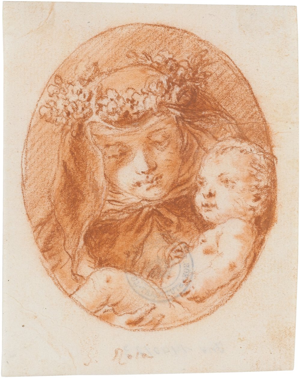 Die heilige Rosa tekijältä Giovanni Domenico Tiepolo