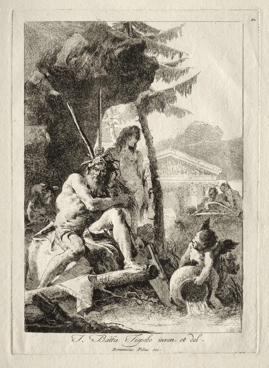 Joen hahmot tekijältä Giovanni Domenico Tiepolo
