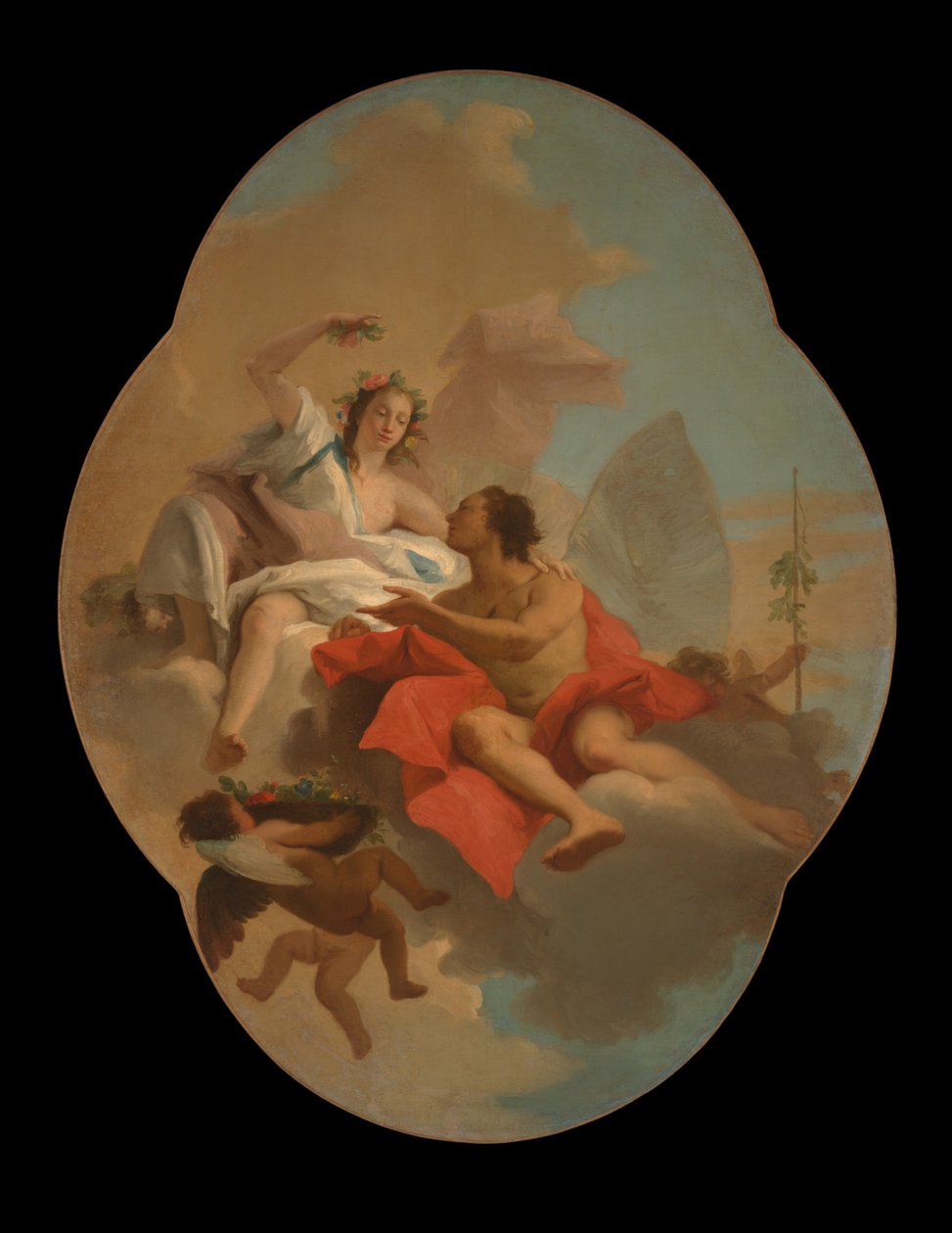Flora und Zephyr tekijältä Giovanni Domenico Tiepolo