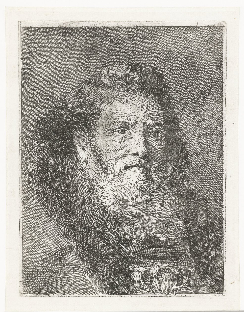 Mies ilman päähinettä Pääkokoelma (sarjan nimi) Raccolta di Teste (sarjan nimi) tekijältä Giovanni Domenico Tiepolo