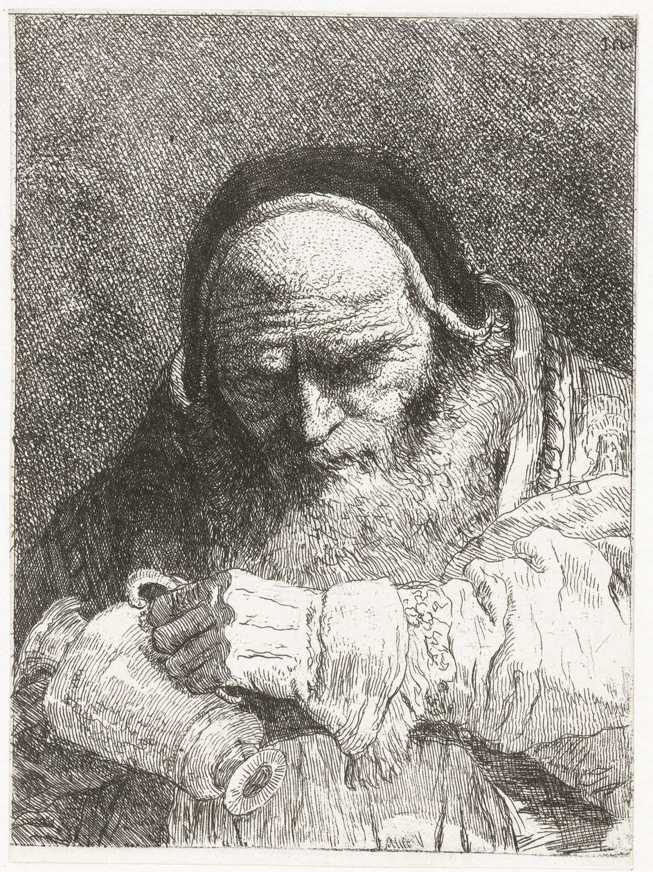 Paavi kannulla Pääkokoelma (sarjan nimi) Raccolta di Teste (sarjan nimi) tekijältä Giovanni Domenico Tiepolo