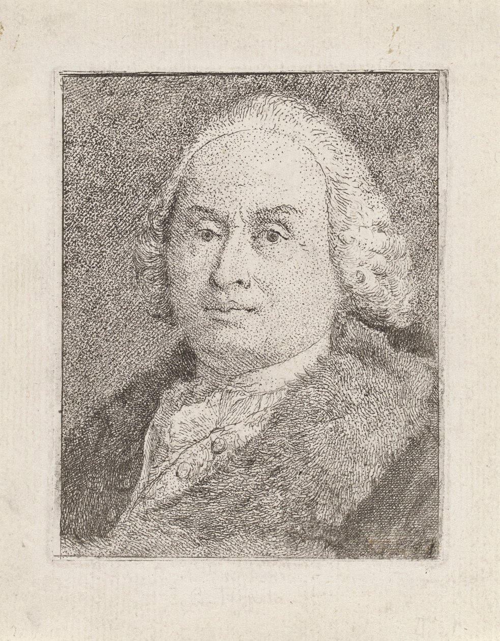 Muotokuva Giambattista Tiepolosta, Collezione di Testestä (Pääkokoelma) tekijältä Giovanni Domenico Tiepolo